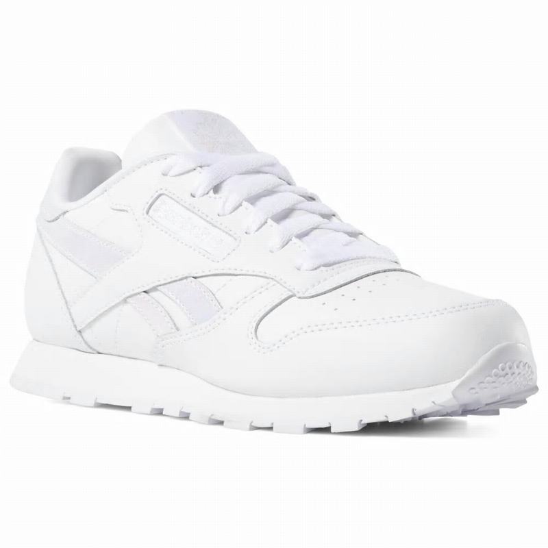 Reebok Classic Leather Tenisky Dievcenske - Biele UT6676WD